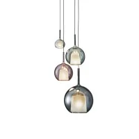 Penta Glo Mini Lampada a Sfera Iconica da Sospensione in Vetro