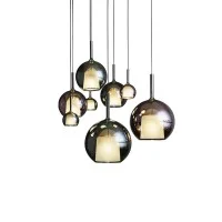 Penta Glo Mini Lampada a Sfera Iconica da Sospensione in Vetro