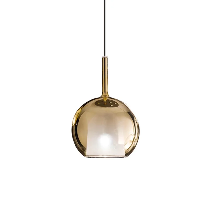 Penta Glo Large Elegant Sphere Suspension Lamp in Glass Penta Glo Large Elegant Sphere Suspension Lamp in Glass