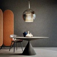 Penta Rosone a Soffitto Tipo D per Glo Maxi Lampada da Sospensione Penta Rosone a Soffitto Tipo D per Glo Maxi Lampada da Sospensione