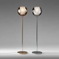 Penta Glo Lampada da Terra Elegante Dimmerabile con Diffusore Sferico