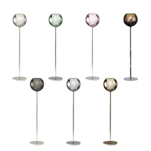 Penta Glo Lampada da Terra Elegante Dimmerabile con Diffusore Sferico