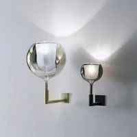 Penta Glo Lampada da Parete Elegante con Diffusore Sferico in Vetro