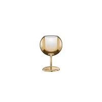 Penta Glo Mini Lampada da Tavolo Elegante in Vetro Specchiato