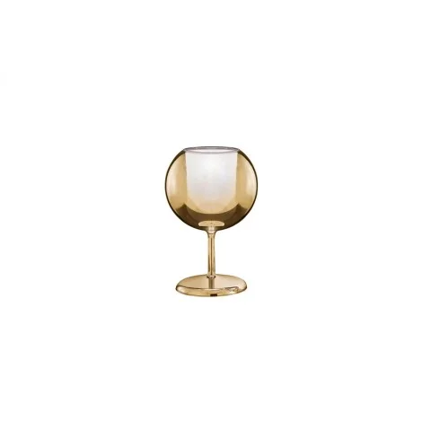 Penta Glo Mini Lampada da Tavolo Elegante in Vetro Specchiato