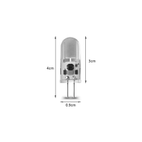 Led COB Bispina GY6.35 3W 12V AC/DC Lampadina dimmerabile