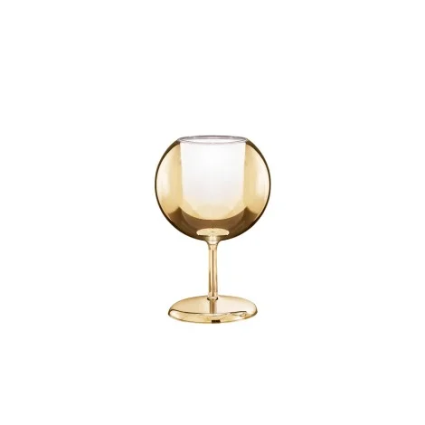 copy of Penta Glo Mini Elegant Table Lamp in Mirrored Blown Glass