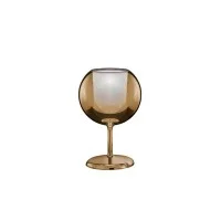 copy of Penta Glo Mini Elegant Table Lamp in Mirrored Blown Glass