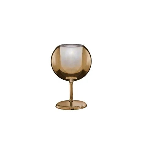 copy of Penta Glo Mini Elegant Table Lamp in Mirrored Blown Glass