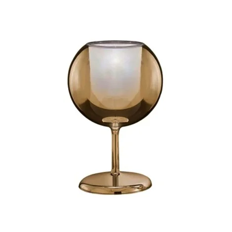 Penta Glo Large Lampada da Tavolo Dimmerabile in Vetro Specchiato