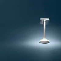 Flos Bon Jour Unplugged LED Table Lamp White