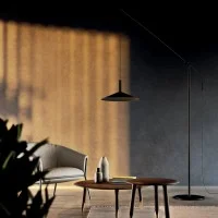 Penta Altura Lampada Led da Terra Moderna Regolabile e Dimmerabile