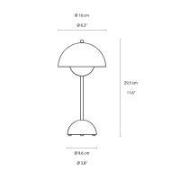 &Tradition Flowerpot VP9 Wireless Rechargeable Table Lamp