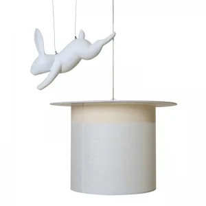 Karman Wow! Lampada a Sospensione con Coniglio Bianco
