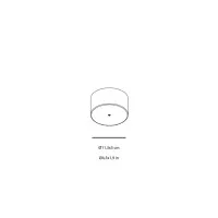Penta Type C Dimmable Ceiling Rose for Altura Suspension Lamp