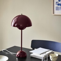 &Tradition Flowerpot VP3 Table Lamp with Power Cable