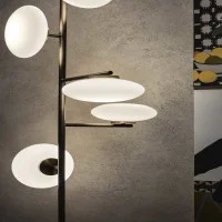 Penta Mamì Lampada Led da Terra a Soffitto Elegante Dimmerabile