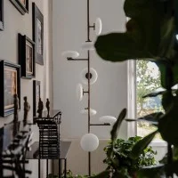 Penta Mamì Lampada Led da Terra a Soffitto Elegante Dimmerabile