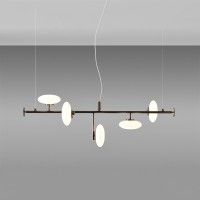 Penta Mamì Elegant and Dimmable Horizontal Suspension Led Lamp