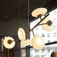 Penta Mamì Lampada Led da Sospensione Orizzontale Dimmerabile
