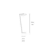 Penta Mamì Lampada Led da Terra Dimmerabile Elegante con Diffusore Ovale