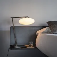 Penta Mamì Lampada Led da Tavolo Dimmerabile Elegante con Diffusore Ovale