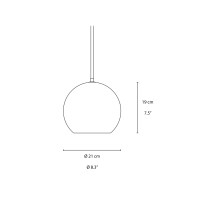&Tradition Topan VP6 Spherical Suspension Lamp