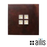 Ailis ZEN 1 LED 13W 2700K applique flush or surface rust