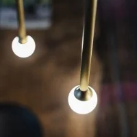 Penta Storm Led Minimal Linear Suspension Lamp in Metal Penta Storm Led Minimal Linear Suspension Lamp in Metal