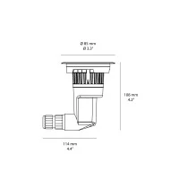 copy of Luce & Light Bright 2.8 Round Adjustable and Carriageable LED Recessed Spotlight for Outdoor IPS