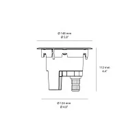 Luce & Light Corso 3.0 incasso tondo 15W IP67 230V
