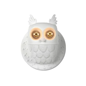 Karman Ti Vedo owl-shaped wall lamp