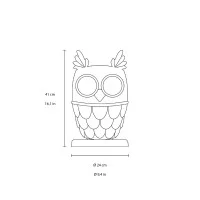Karman Ti Vedo owl-shaped table lamp