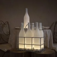 Karman Bacco lampada da tavolo led a batteria