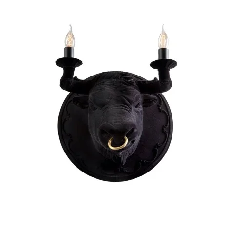 copy of Karman Ugo Rilla Wall Lamp with Ceramic gorilla Realistic Sculpture