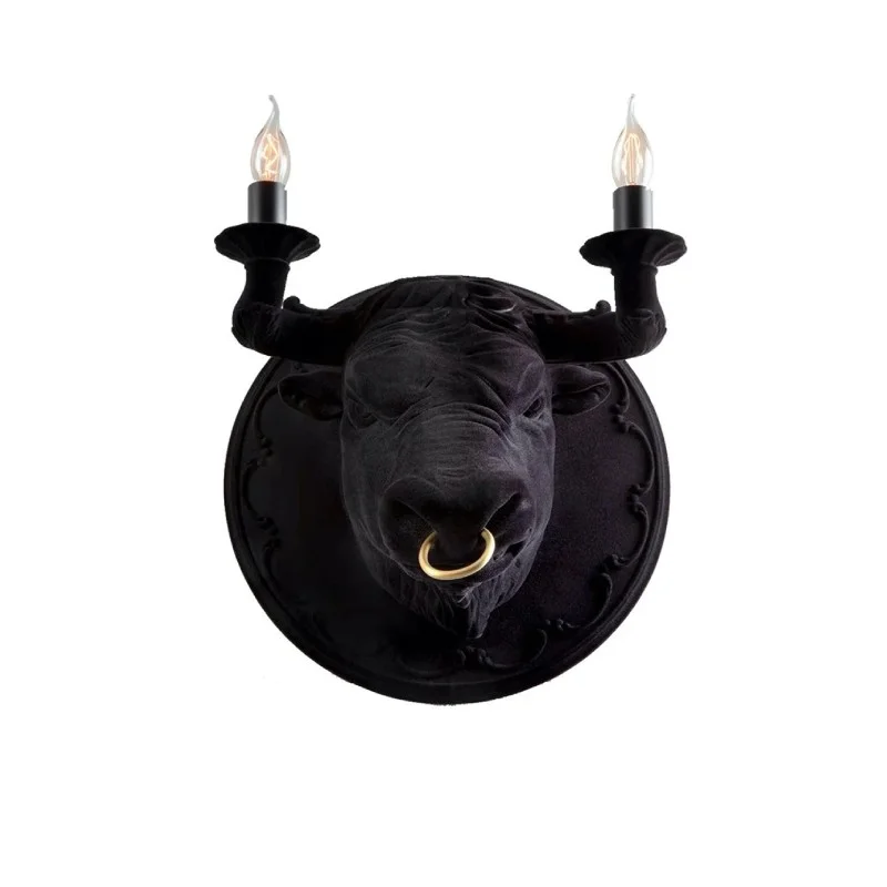 copy of Karman Ugo Rilla Wall Lamp with Ceramic gorilla Realistic Sculpture