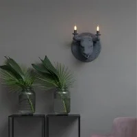 copy of Karman Ugo Rilla Wall Lamp with Ceramic gorilla Realistic Sculpture copy of Karman Ugo Rilla Wall Lamp with Ceramic gorilla Realistic Sculpture
