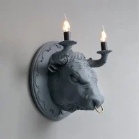 copy of Karman Ugo Rilla Wall Lamp with Ceramic gorilla Realistic Sculpture copy of Karman Ugo Rilla Wall Lamp with Ceramic gorilla Realistic Sculpture