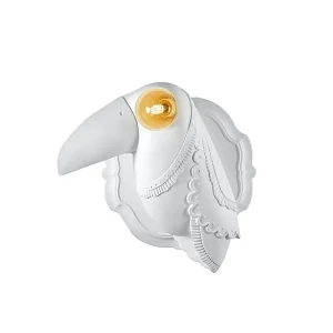 Karman Cubano toucan-shaped wall lamp