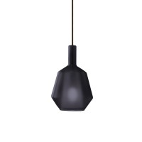 copy of Penta Lit Cylindrical Suspension Lamp in Mirrored Blown Glass