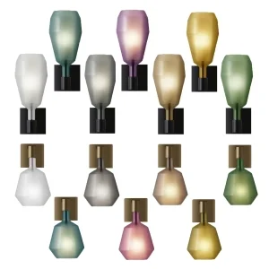 Penta Mom blown glass wall lamp
