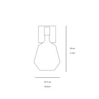Penta Mom blown glass wall lamp