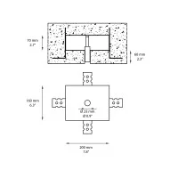 Buzzi & Buzzi Genius Concrete recessed spotlight for concrete
