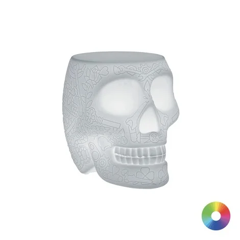 Qeeboo Mexico stool and sidetable rechargeable lamp rgb