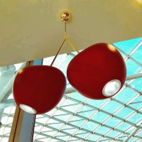 Qeeboo Cherry Lamp led suspension chandelier