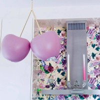 Qeeboo Cherry Lamp led suspension chandelier