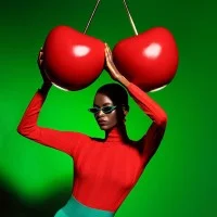 Qeeboo Cherry Lamp lampadario a sospensione led