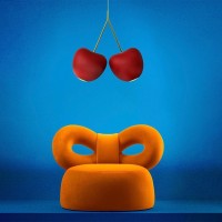 Qeeboo Cherry Lamp led suspension chandelier