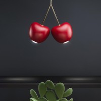 Qeeboo Cherry Lamp led suspension chandelier