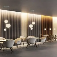 Lodes Volum spherical suspension lamp in glass